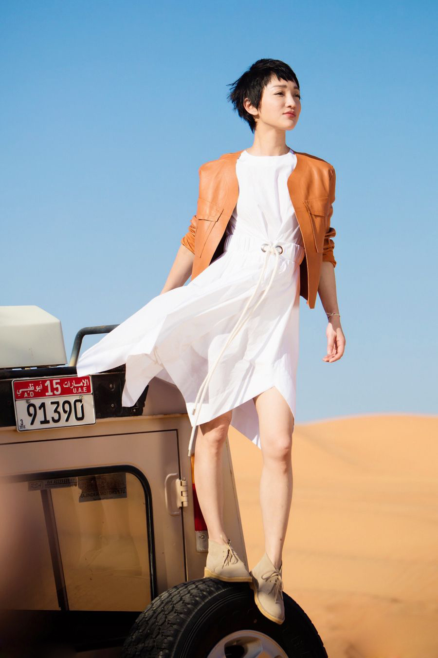 周迅沙漠大片曝光