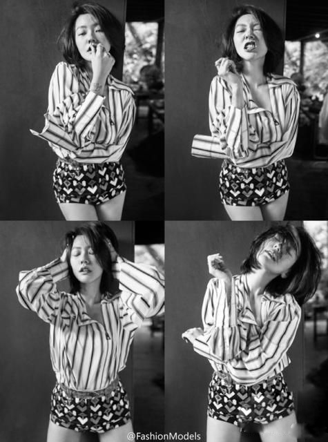 小S眼神勾人秀修长美腿