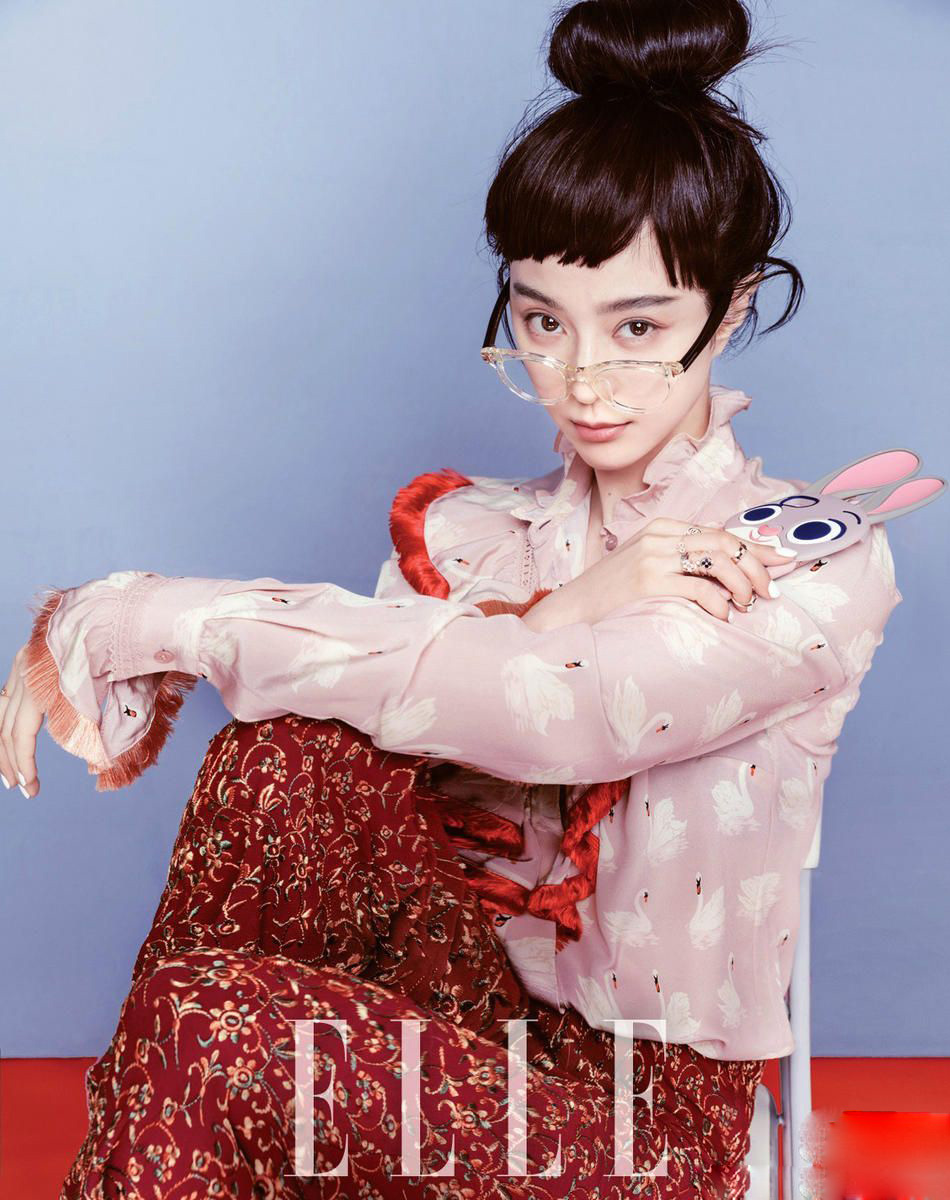 范冰冰丸子头少女力max 原来你是这样的小女孩