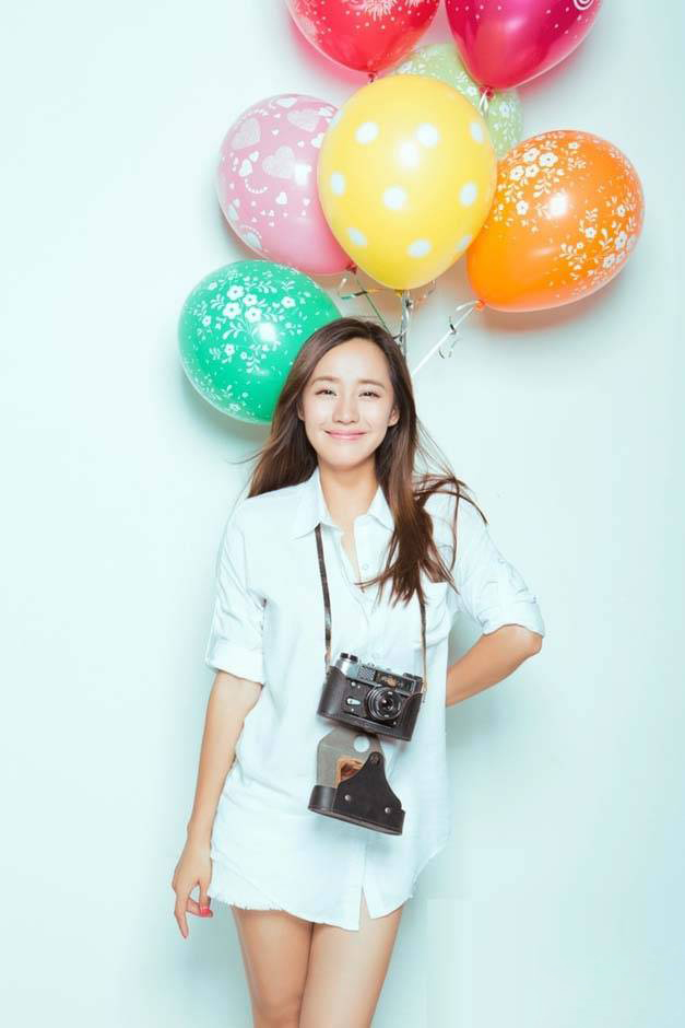 夏洛特烦恼演员王智甜美小清新写真