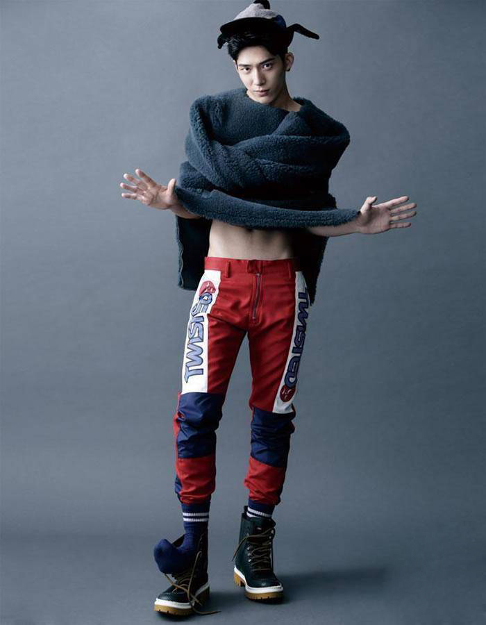 井柏然帅气活力嘻哈风格写真集