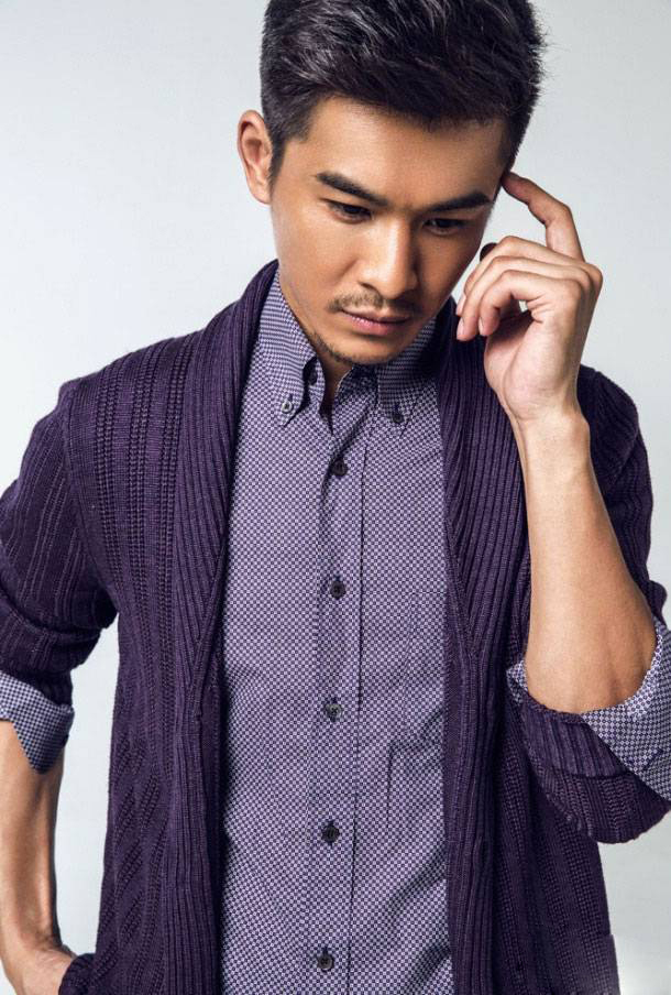 乔振宇休闲着装散发型男魅力