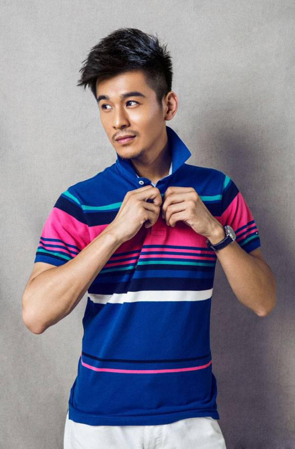 乔振宇休闲着装散发型男魅力