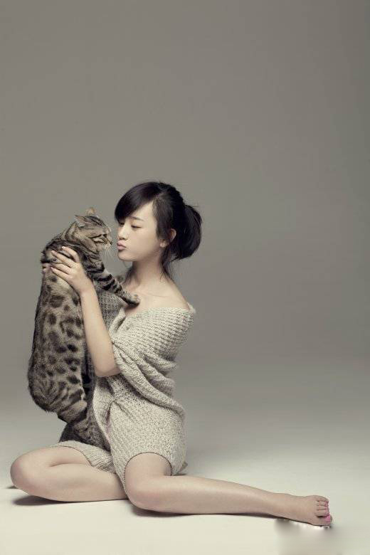 张檬优雅甜美时尚写真集锦