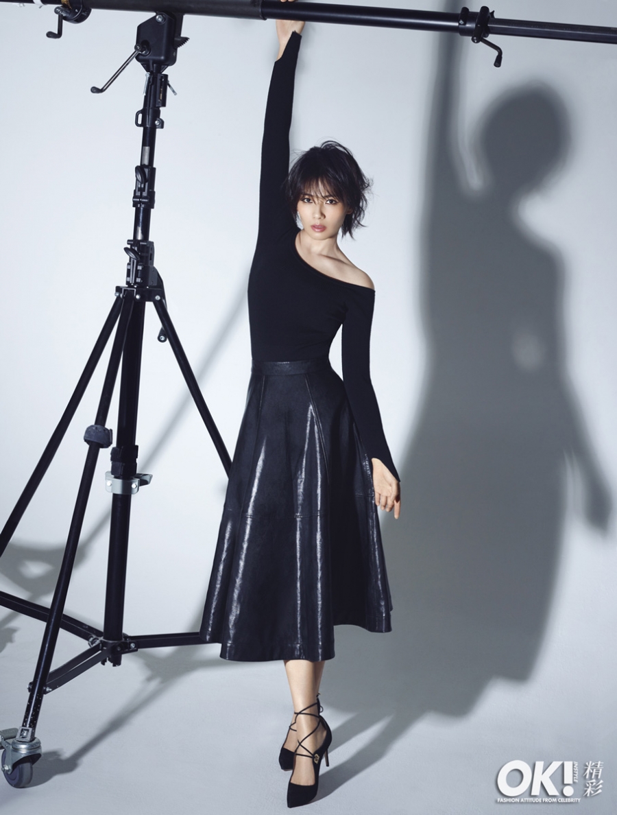 优雅酷帅这很刘涛 登杂志封面显绰约多姿