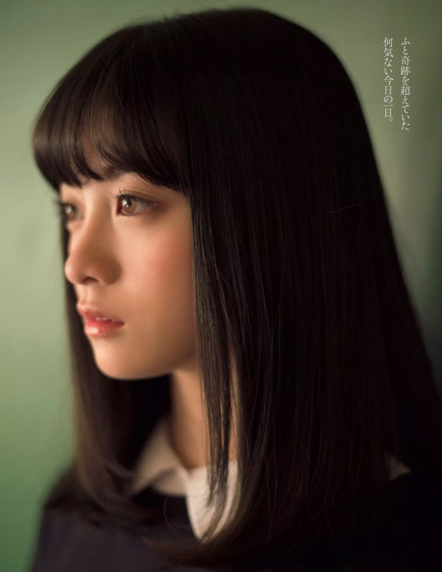 桥本环奈曝新写真 天使般笑容清纯可爱