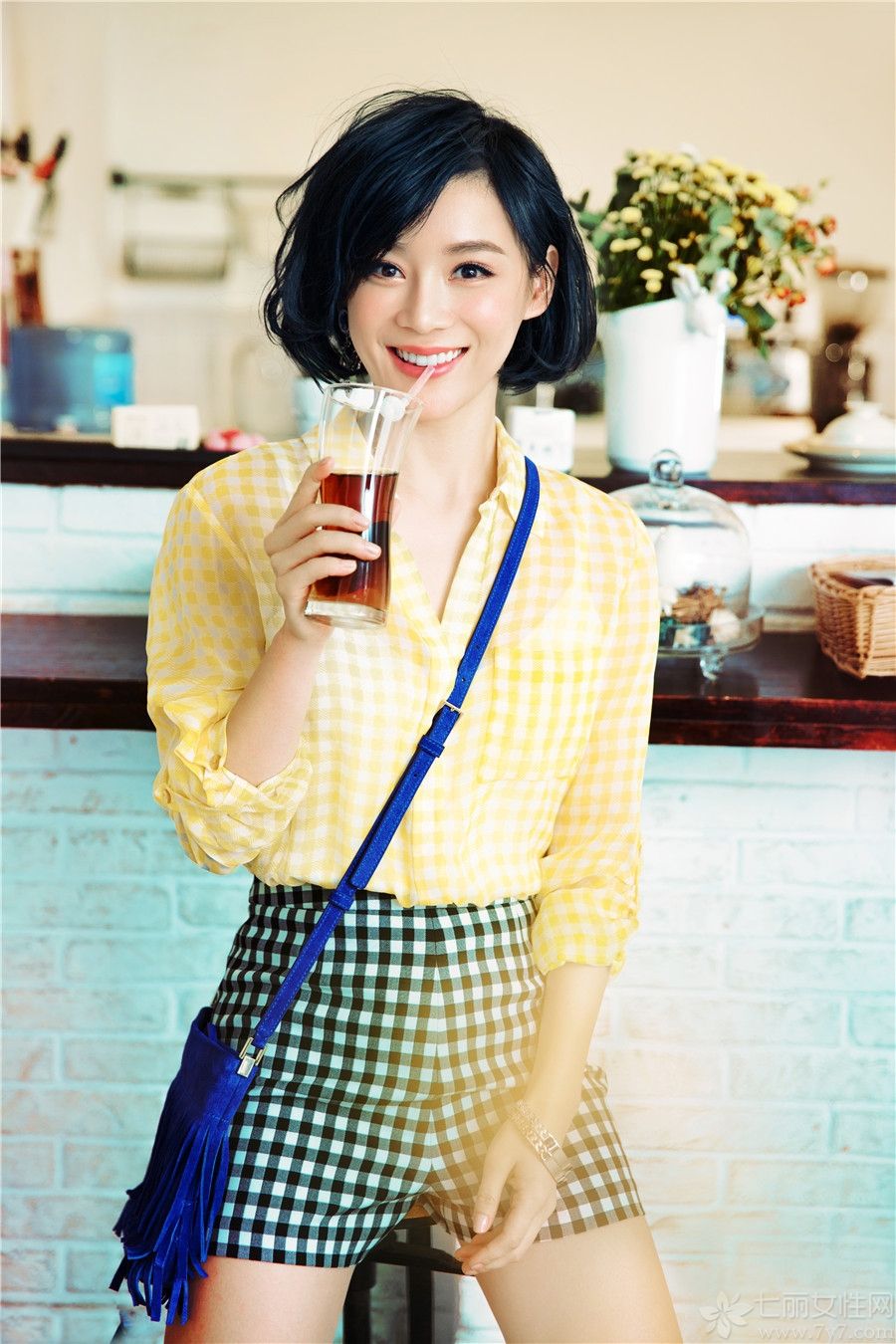 袁姗姗活力甜美写真 清新自然极致优雅