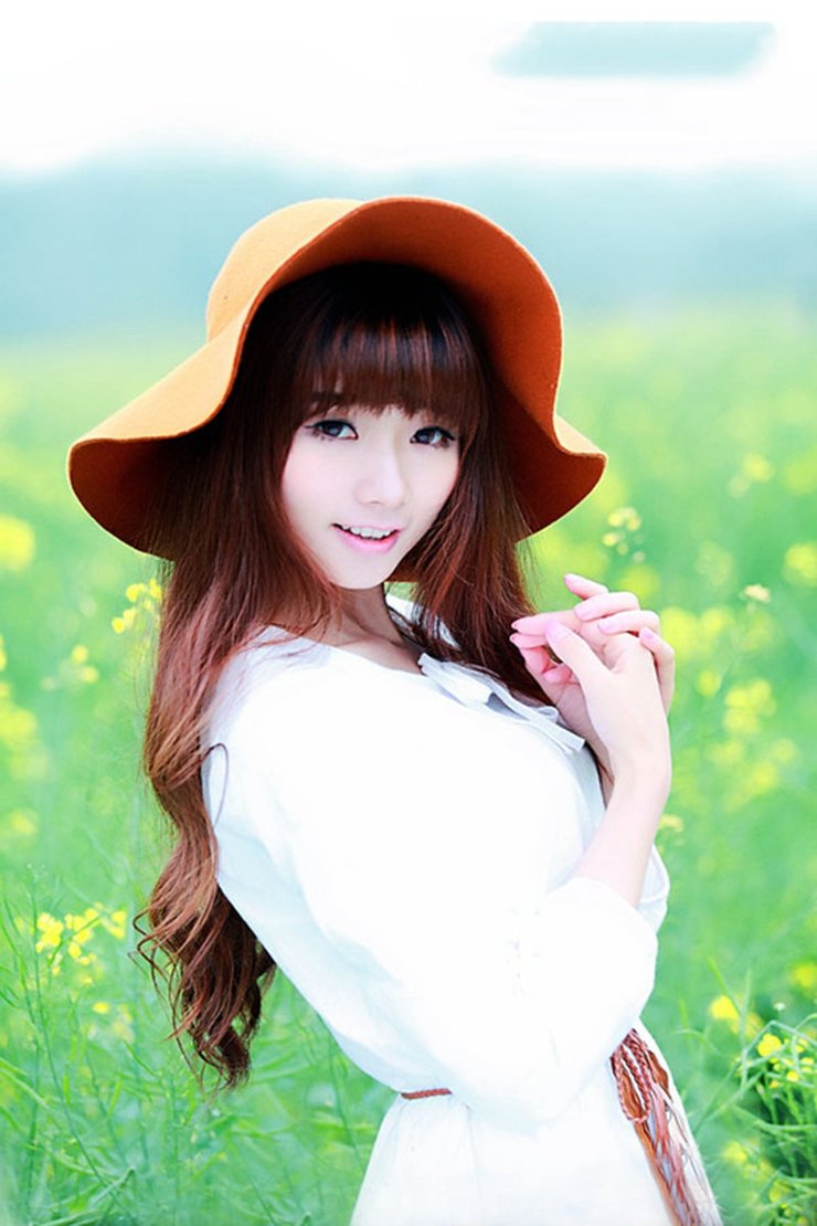 清纯可爱美女甜美少女迷人笑颜清纯写真