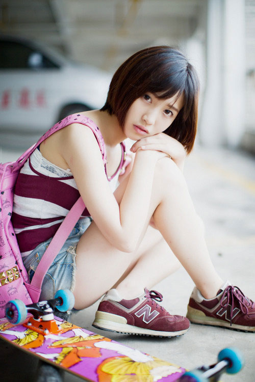 可爱美女清纯美女学生装