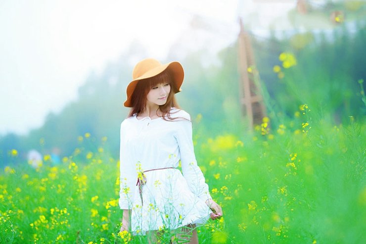 清纯可爱美女甜美少女迷人笑颜清纯写真