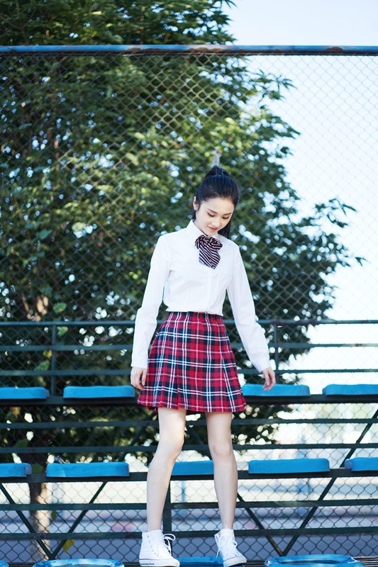 张慧雯首发清纯校园写真曝光