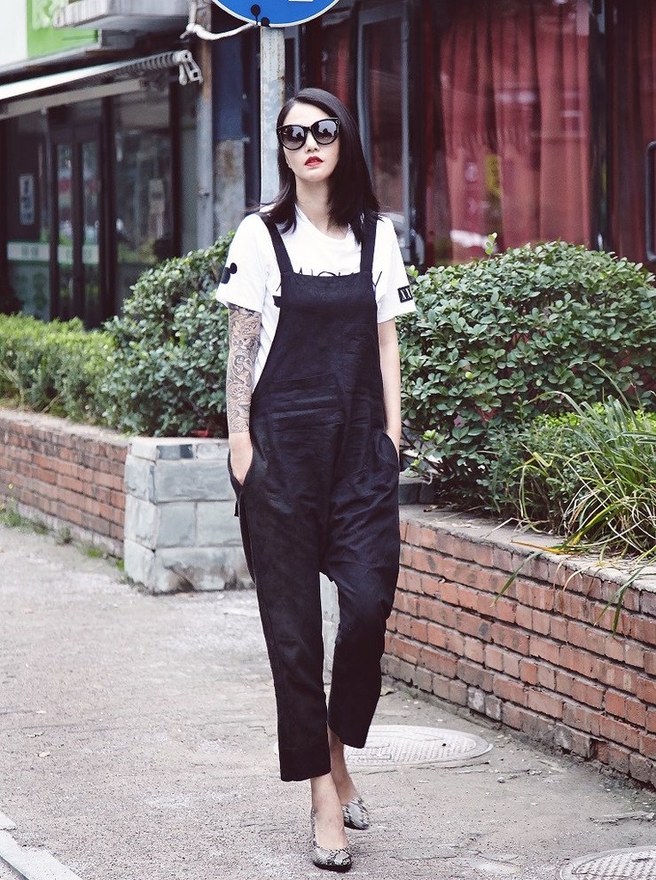 谭维维冷艳街拍霸道来袭