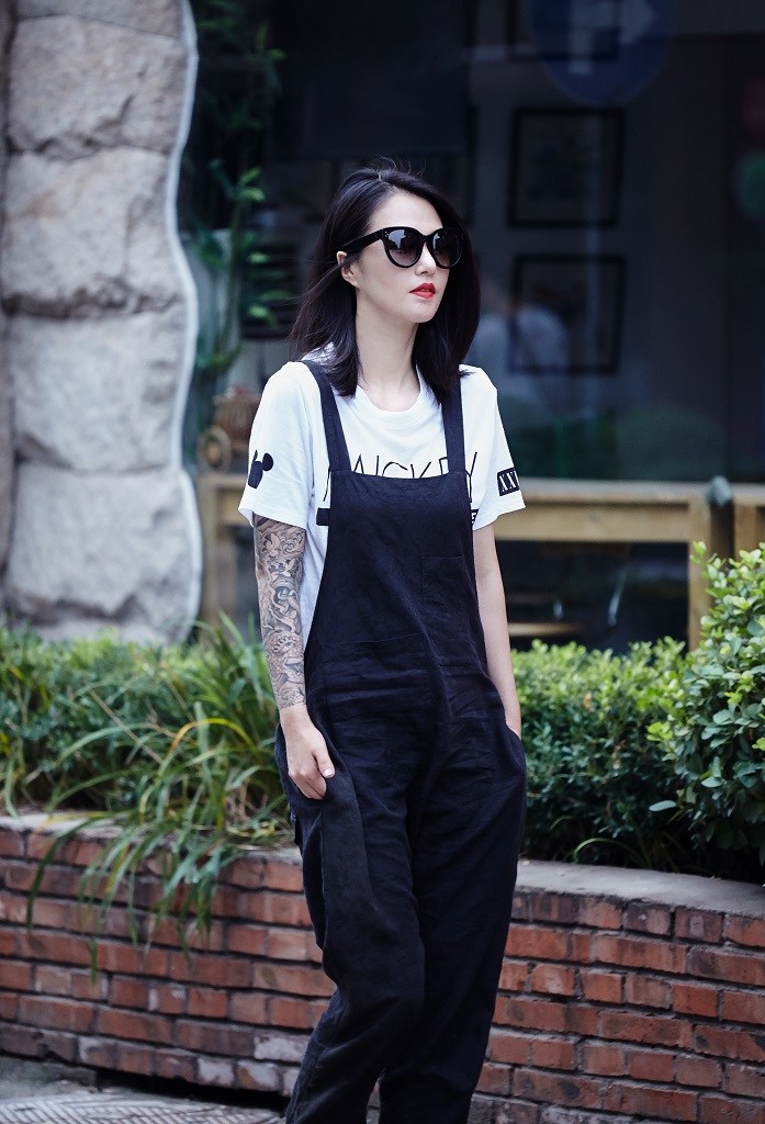 谭维维冷艳街拍霸道来袭