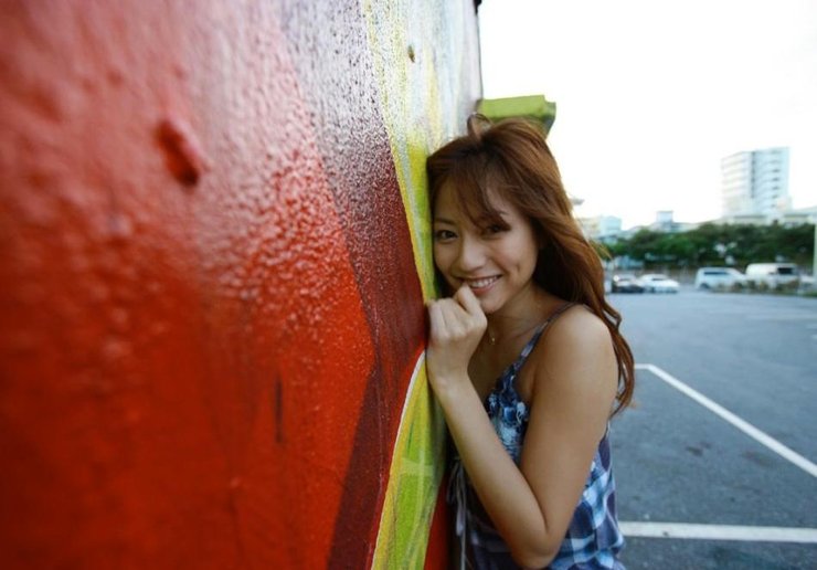 杉本有美俏皮街头写真 青春活力