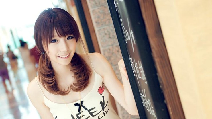 超纯可爱甜美小女生