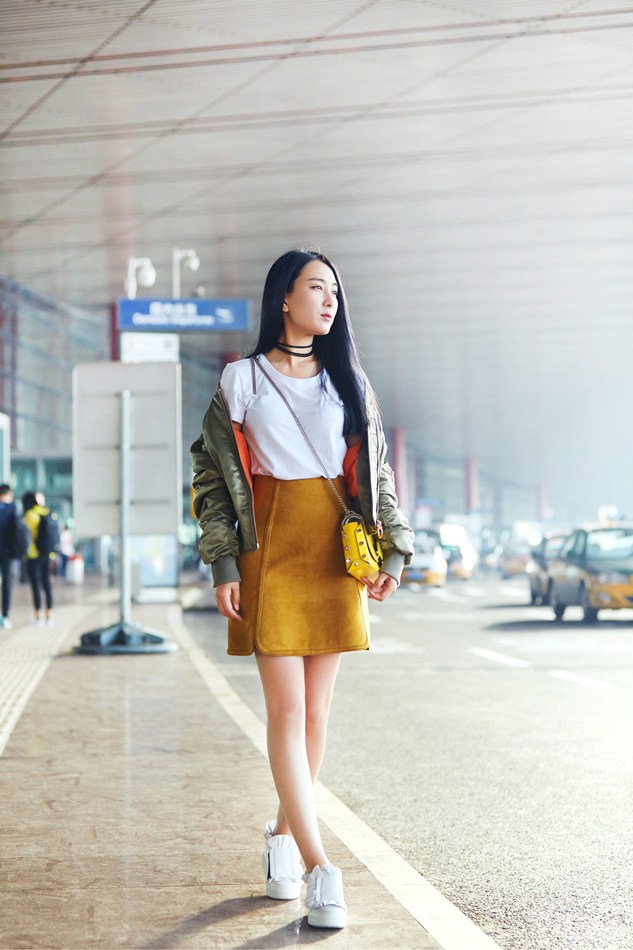 马苏潮装打扮启程纽约时装周