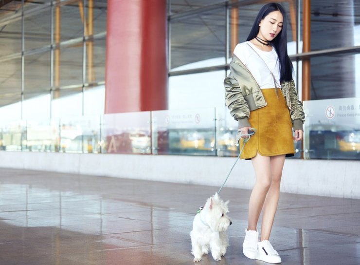 马苏潮装打扮启程纽约时装周