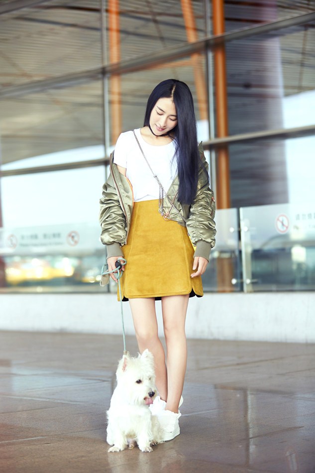 马苏潮装打扮启程纽约时装周