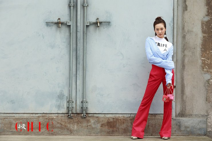 李纯曝时尚杂志写真大片