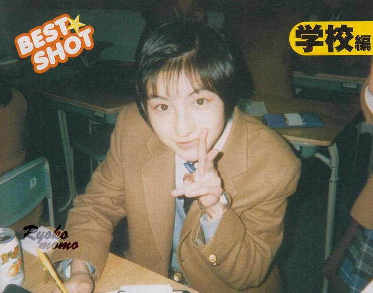 广末凉子学生时期青涩照曝光 俊俏美丽