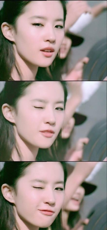 天仙一眨眼心脏都颤抖 刘亦菲Wink超可爱