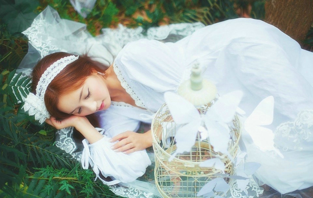 亚洲美女徐冬冬唯美恬静写真照片