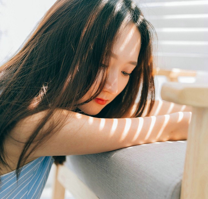 蓝裙美少女青春阳光非主流私拍套图