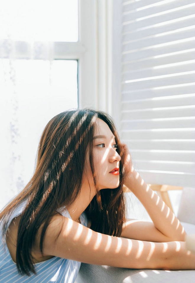 蓝裙美少女青春阳光非主流私拍套图