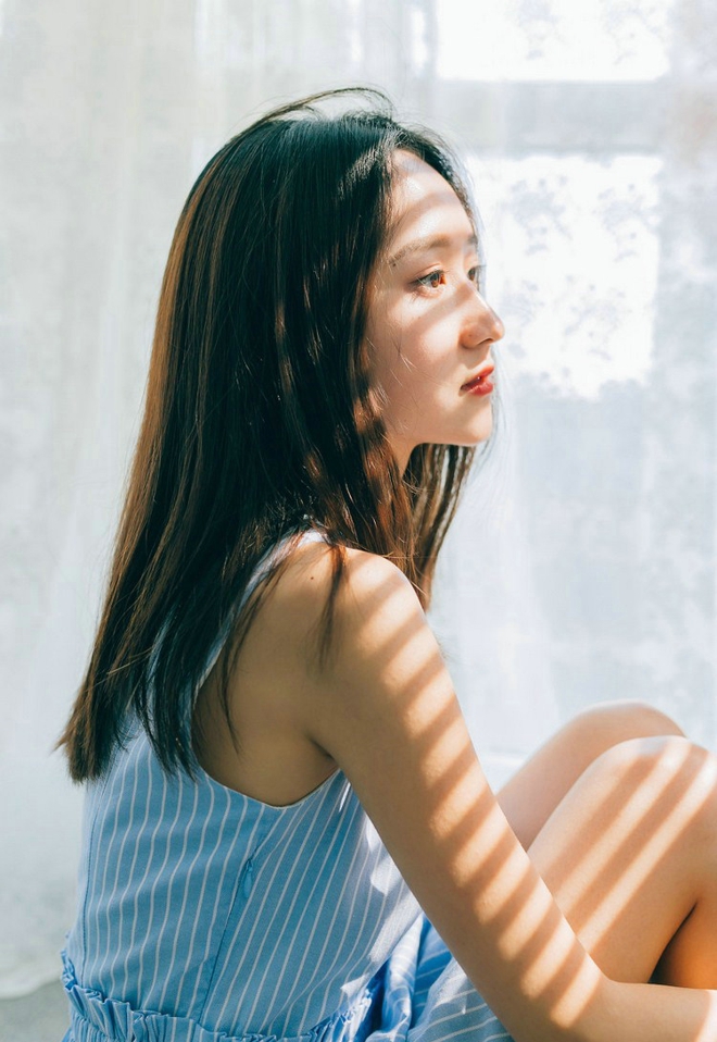 蓝裙美少女青春阳光非主流私拍套图