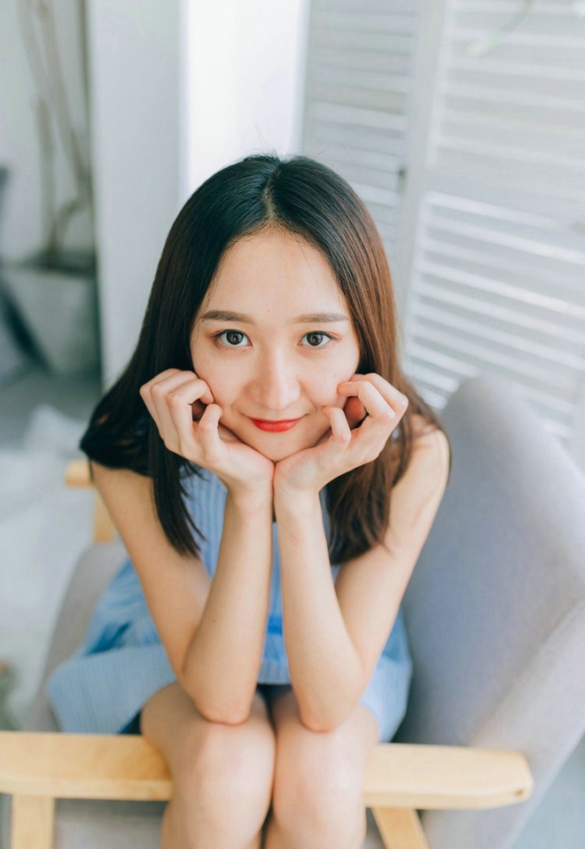 蓝裙美少女青春阳光非主流私拍套图