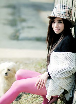 背带裤柠檬少女丸子头俏皮可爱吸睛