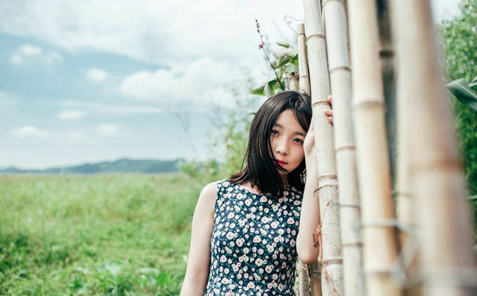清纯森林系女孩
