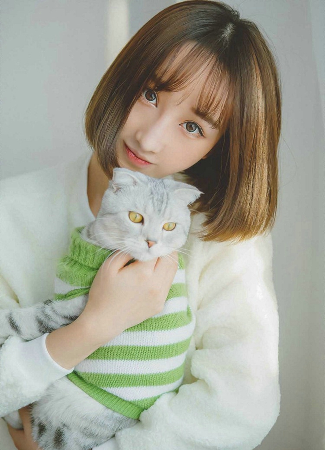 可爱小喵小姐唯美清新室内俏皮唯美写真