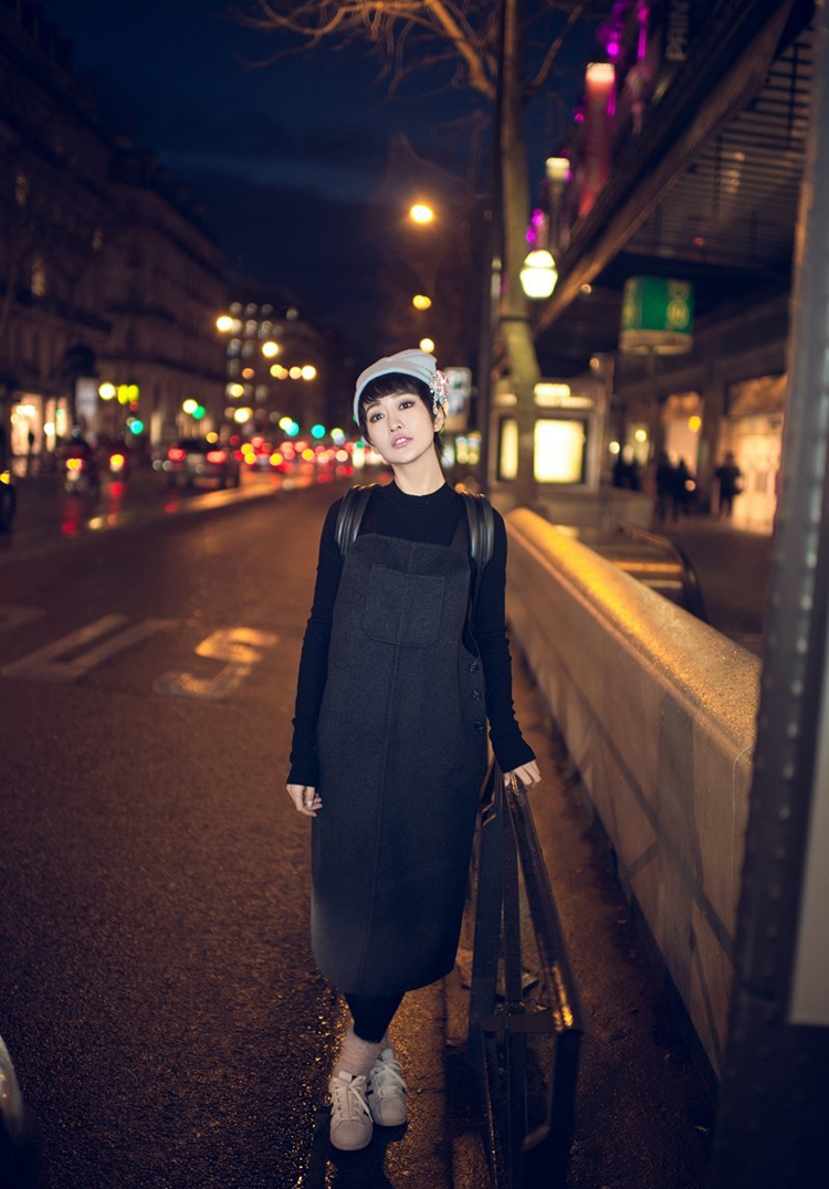 王鸥海边随拍清新自然而不做作