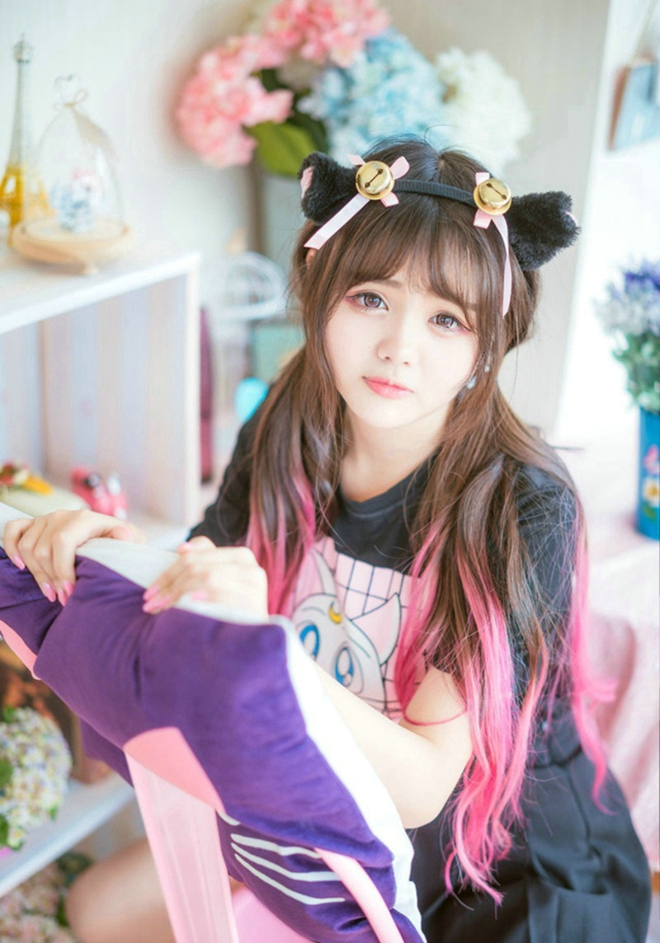 微胖猫耳朵女孩娇嫩清纯俏皮可爱写真