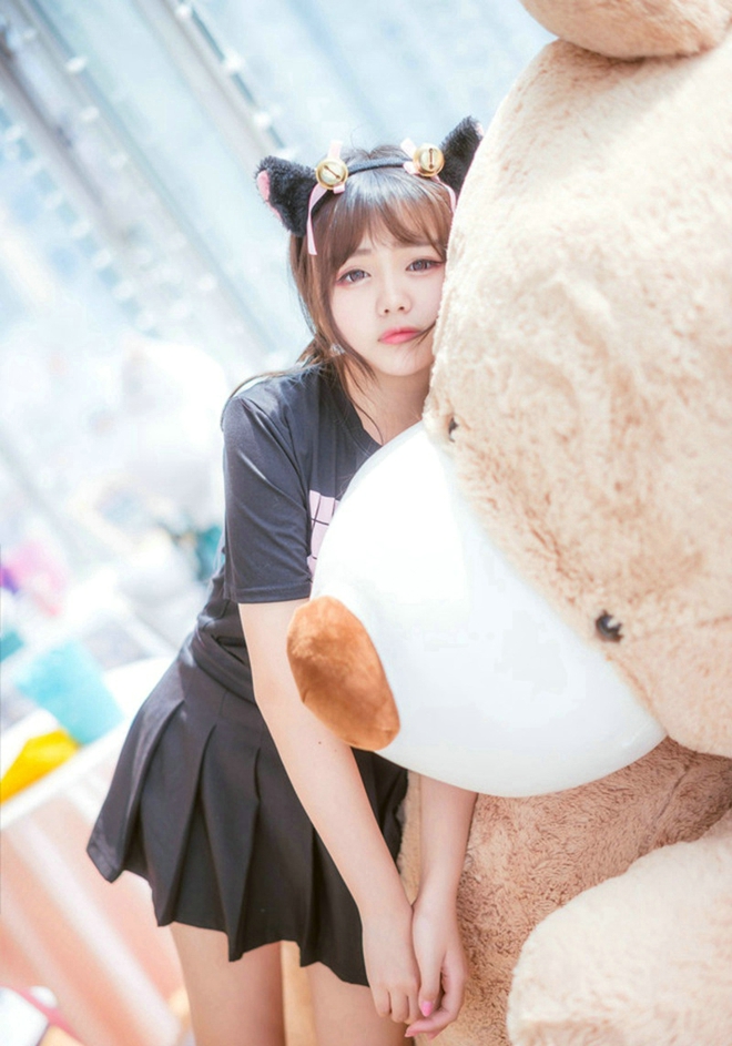微胖猫耳朵女孩娇嫩清纯俏皮可爱写真