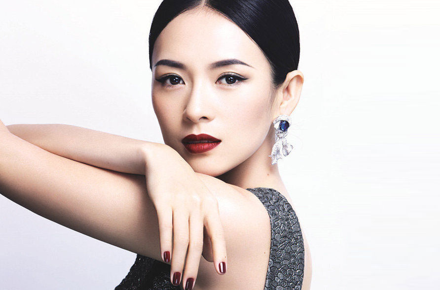 章子怡时尚芭莎封面大片古典园林满满中国风