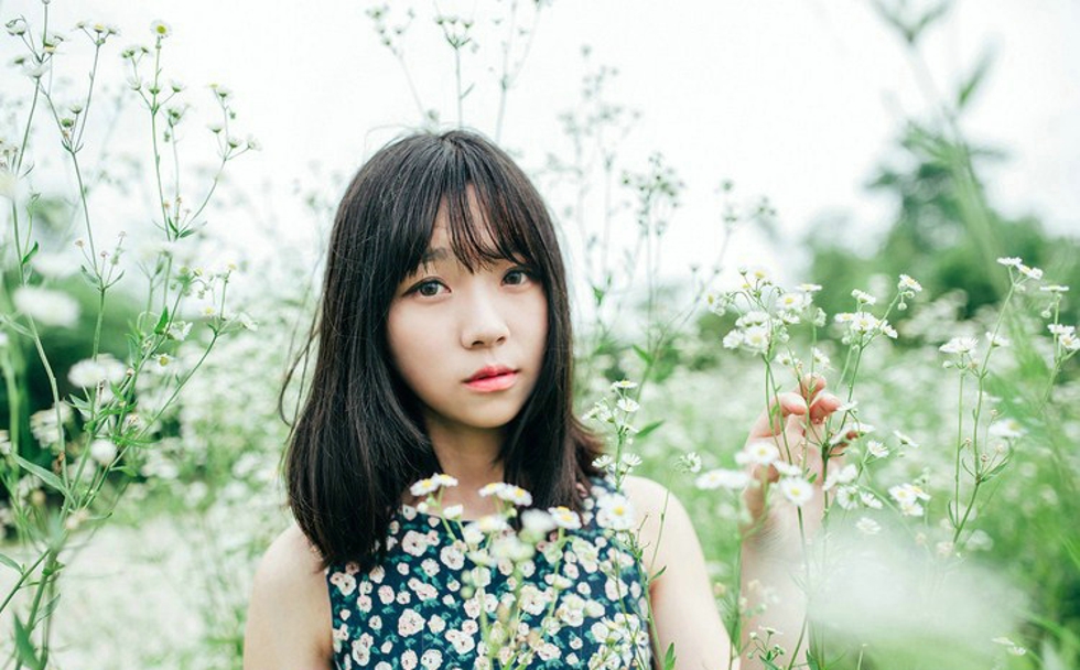 清纯森林系女孩