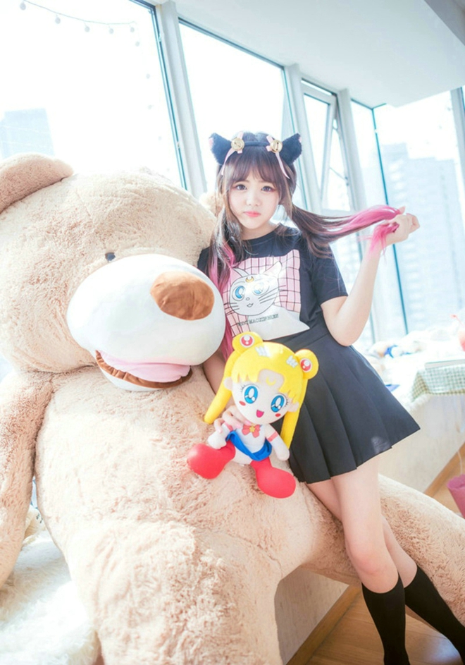 微胖猫耳朵女孩娇嫩清纯俏皮可爱写真