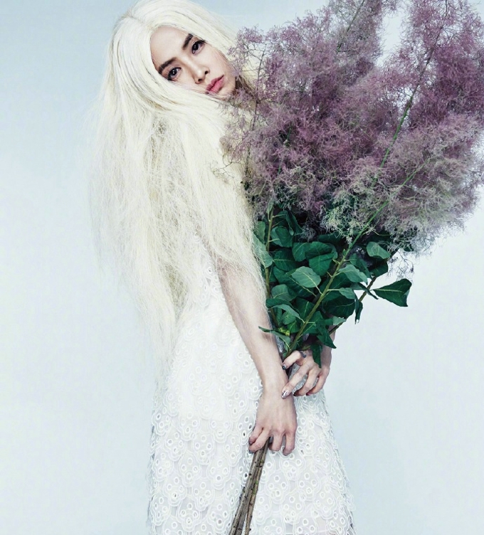 亚洲舞娘蔡依林冰与火之歌时尚非主流写真