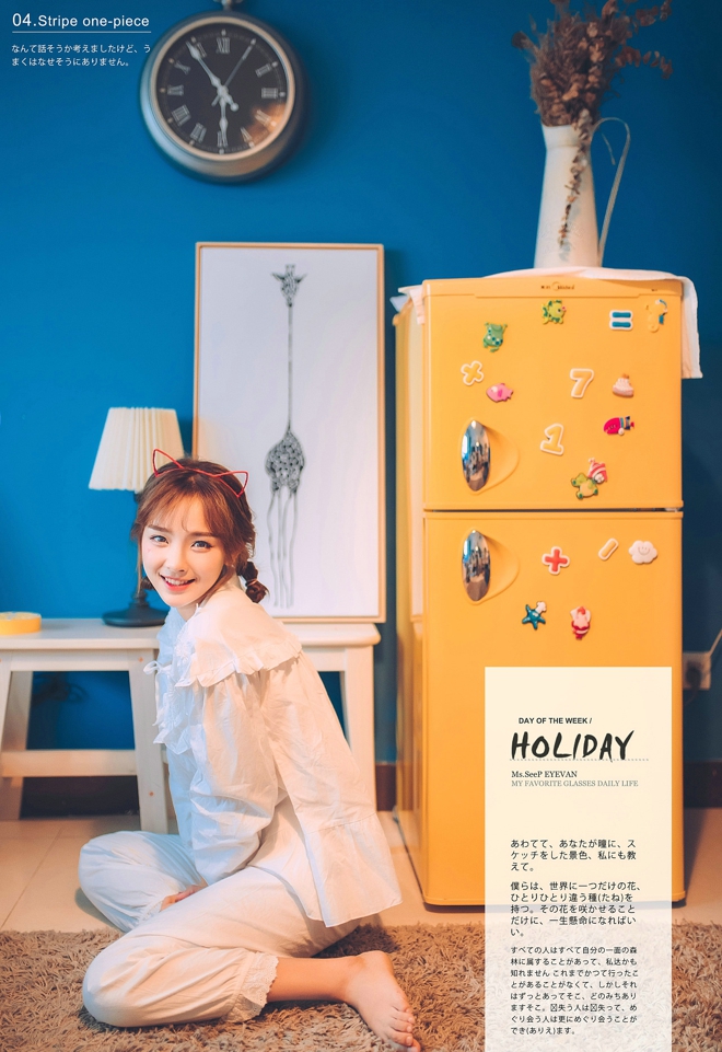 清纯可爱娃娃脸稚气少女生活写真