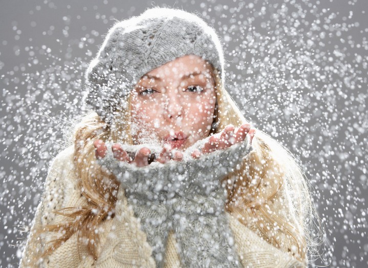 冬季美女素材照片 冬天里的美女