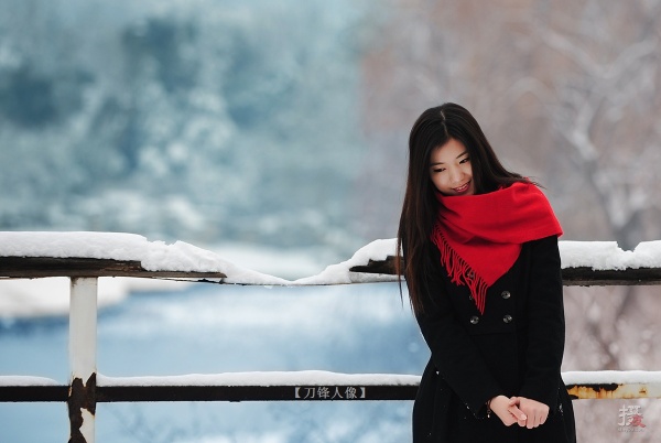冬季美女素材照片 冬天里的美女