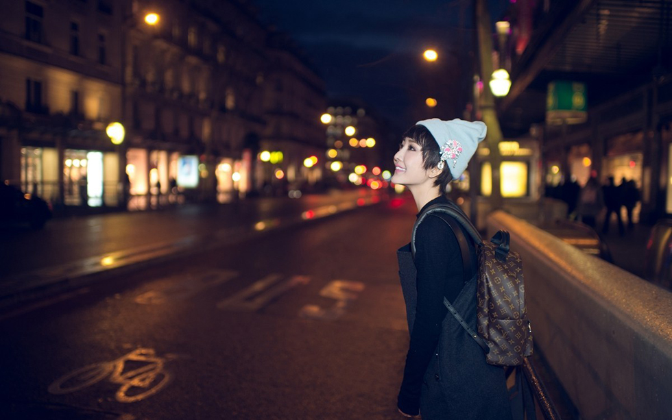 王鸥海边随拍清新自然而不做作