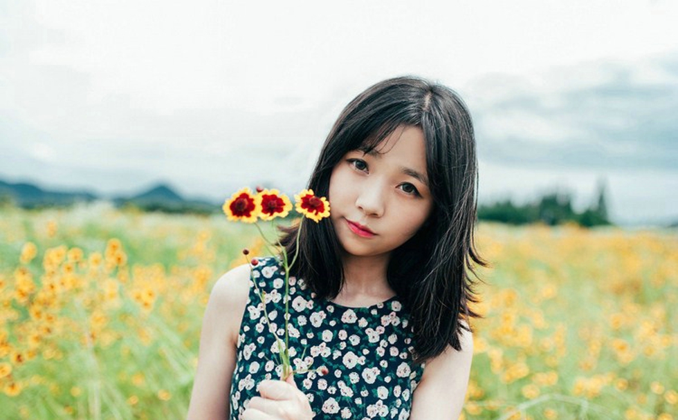 清纯森林系女孩