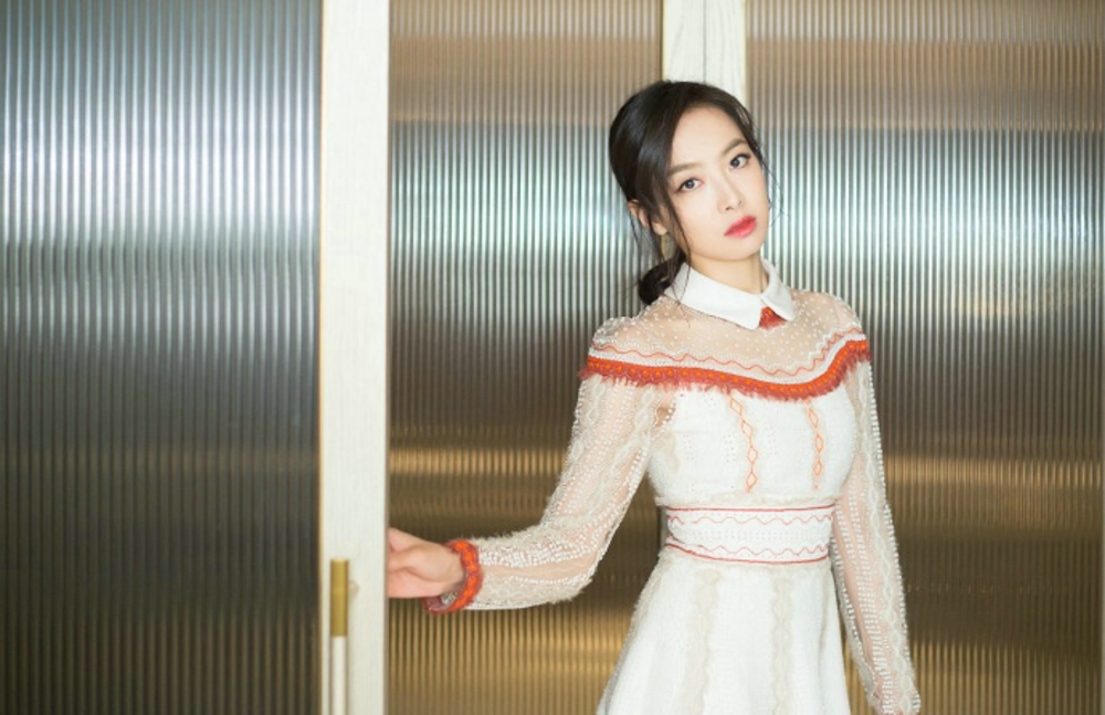 宋茜出席某活动清新淡雅自带仙气