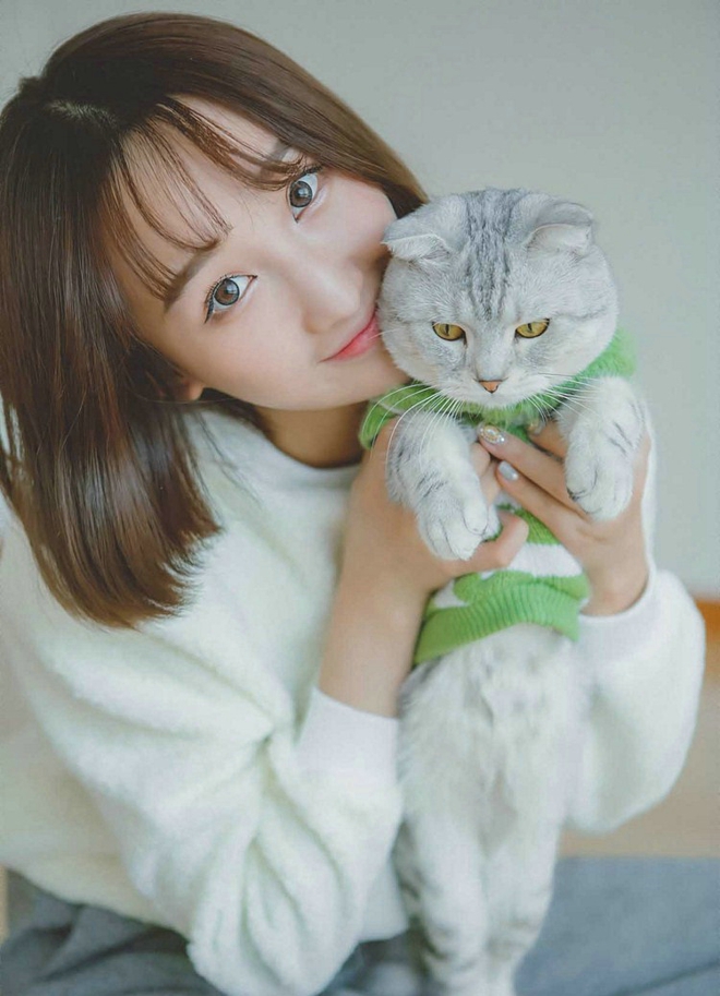 可爱小喵小姐唯美清新室内俏皮唯美写真