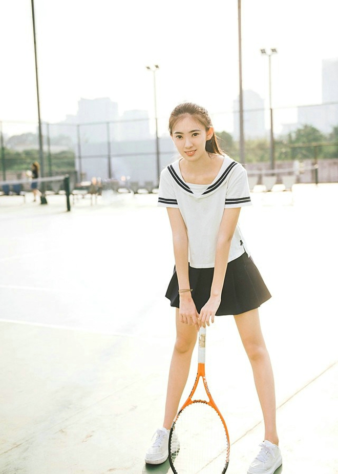 网球美女活力四射精美写真套图