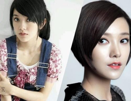 郭采洁可爱帅气短发照片