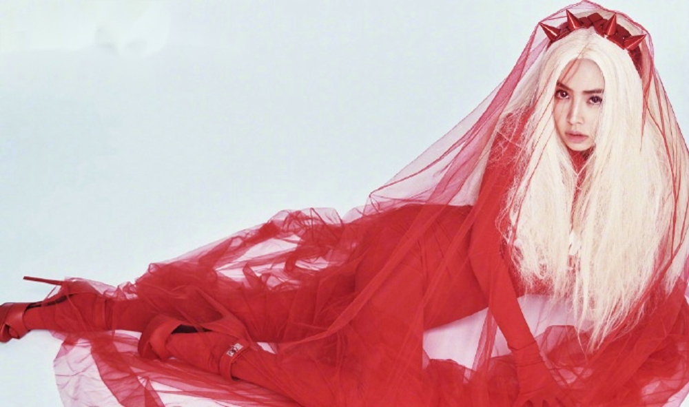 亚洲舞娘蔡依林冰与火之歌时尚非主流写真